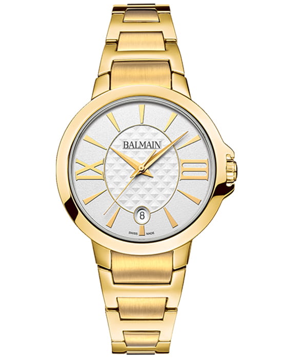 Balmain Balmain Tilia B4570.33.22  B4570.33.22 кварцевые женские часы серебристый циферблат, браслет нержавеющая сталь с pvd-покрытием — вид спереди